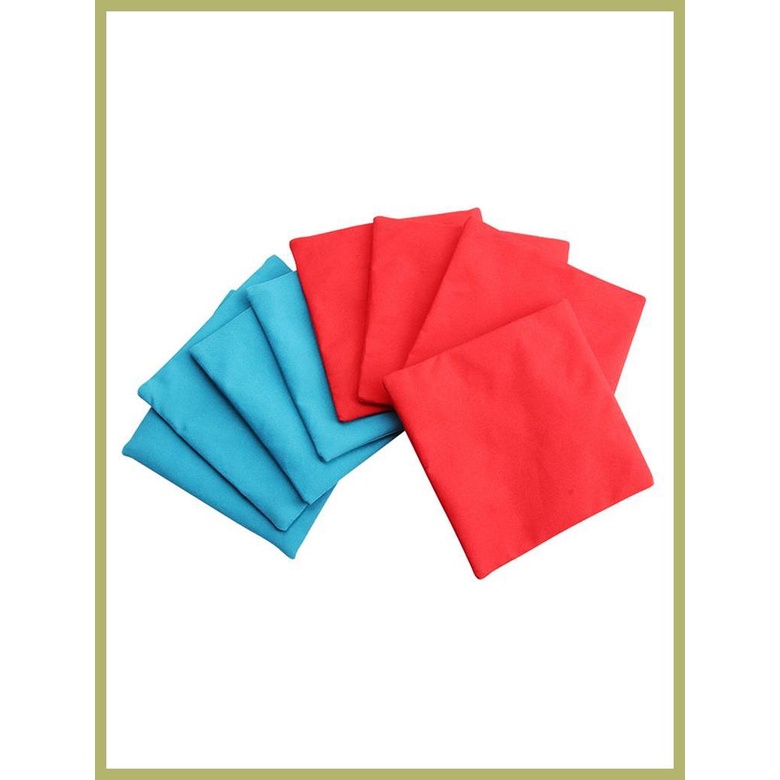 Túi đậu cornhole set túi đậu ngô bền cho trò chơi quăng ngoài trời trong nhà màu xanh lam màu đỏ thân thiện ksidhyuvn ksidhyuvn