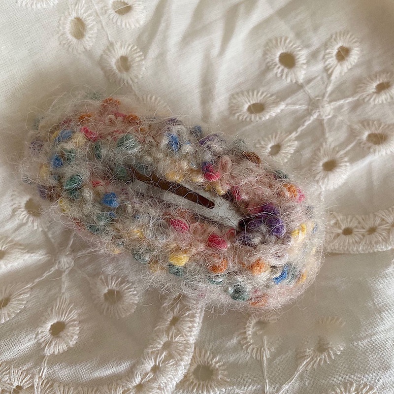 Kẹp Tóc Hình Đám Mây / Cầu Vồng Nhiều Màu Dễ Thương Thời Trang Thu Đông