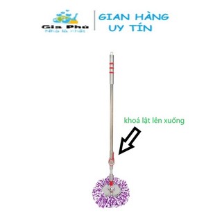 ( KÈM BÔNG LAU ) Cây lau nhà, chổi lau nhà 360 độ cao cấp thông minh THÁI LAN G7 nhập khẩu 100% Gia Phú