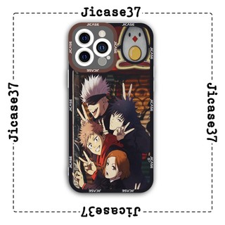 Ốp lưng iphone và samsung xiaomi oppo cạnh vuông Jicase các nhân vật anime 