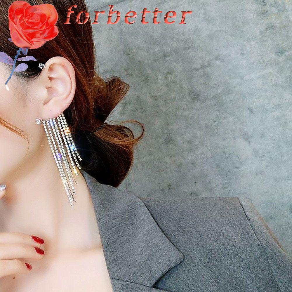 1 khuyên kẹp tai tua rua nhiều màu thời trang cho nữ