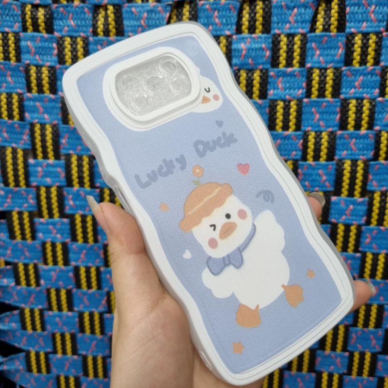 Ốp lưng Xiaomi Poco X3 NFC / X3 pro dẻo hình siêu dễ thương viền lượn sóng bảo vệ camera