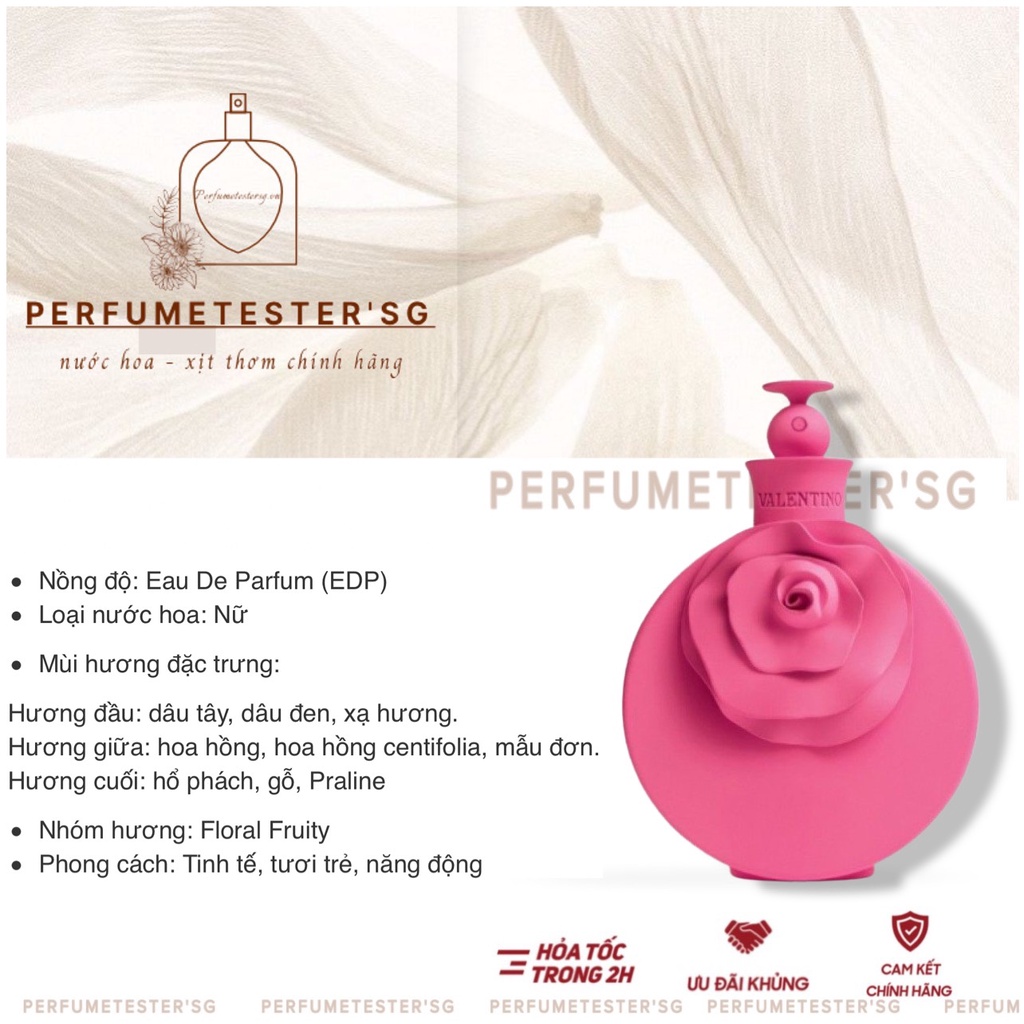 [ᴀᴜᴛʜᴇɴᴛɪᴄ] Nước hoa  Valentino Pink -𝒑𝒆𝒓𝒇𝒖𝒎𝒆𝒕𝒆𝒔𝒕𝒆𝒓