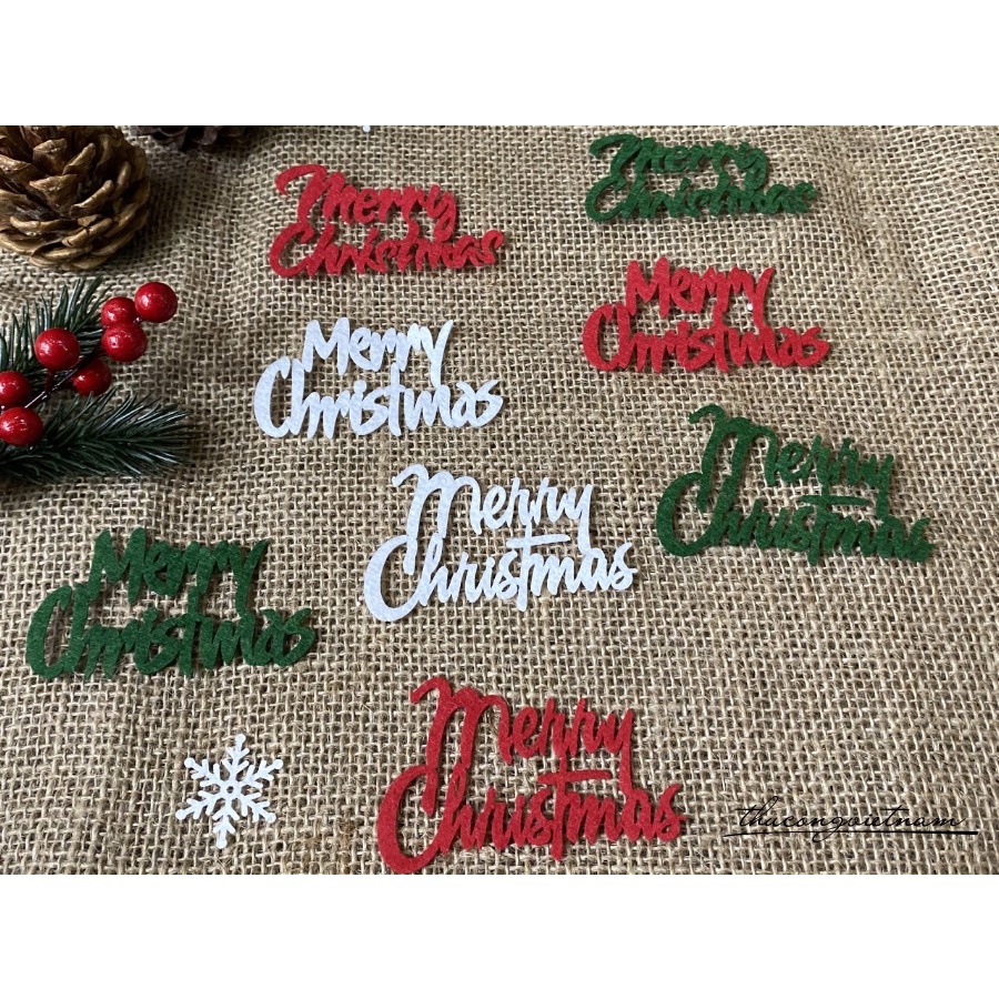 Bông tuyết vải nỉ