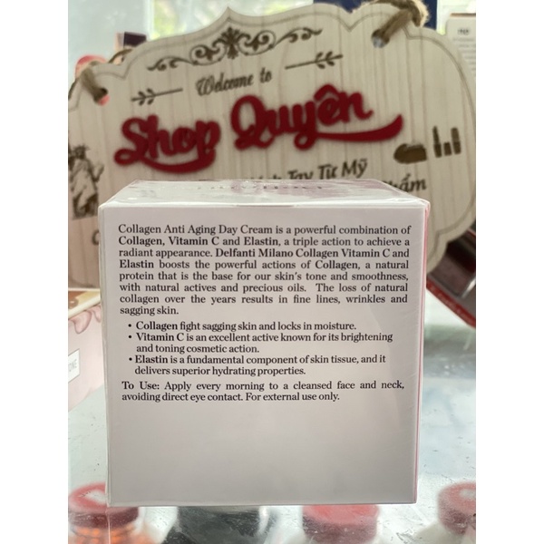Kem Dưỡng Day& Night Delfanti Milano Collagen