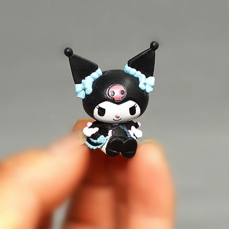 Set 5 Kuromi Sanrio mô hình nhân vật hoạt hình cô gái gift