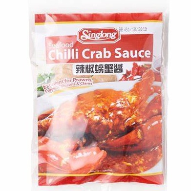SỐT CUA ỚT SINGAPORE SEAFOOD CHILLI CRAB SEAFOOD SAUCE, TIÊU ĐEN BLACK PEPPER SINGLONG 130G