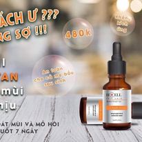 SERUM KHỬ MÙI HÔI NÁCH HCELL GIẢM TIẾT MỒ HÔI TẶNG 01 XÀ BÔNG Y KHOA