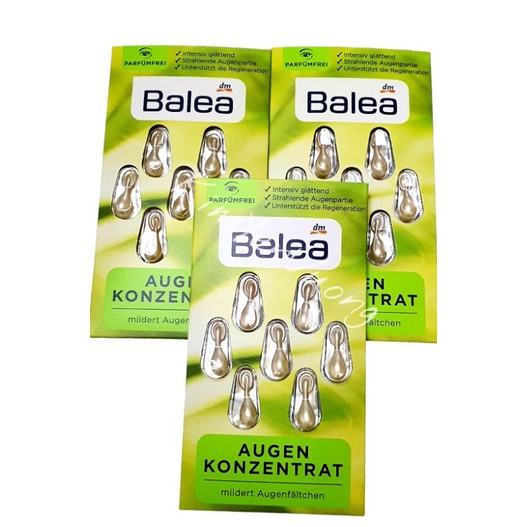 Viên nan Serum dưỡng da BALEA của Đức- Vỉ 7 Viên