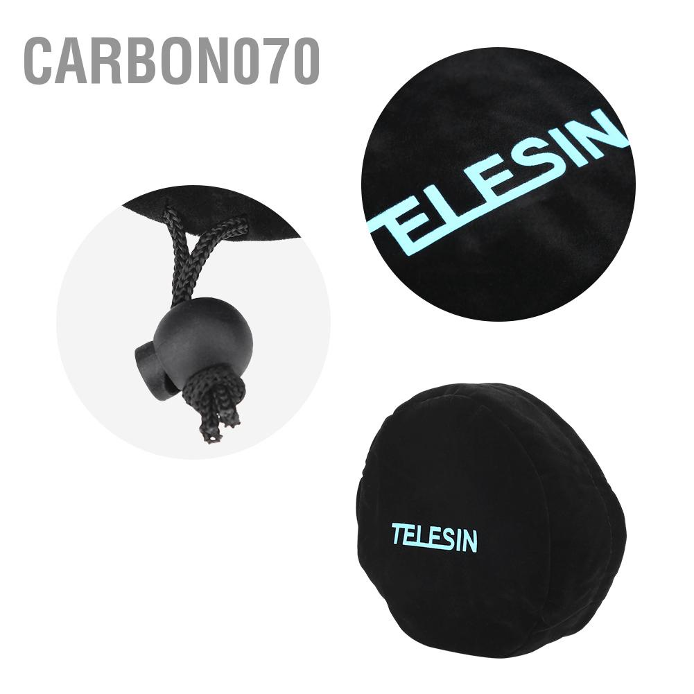 [Hàng Sẵn] TELESIN Nắp đậy bảo vệ mềm cổng vòm cho máy ảnh thể thao Gopro4 / 5【Carbon070】