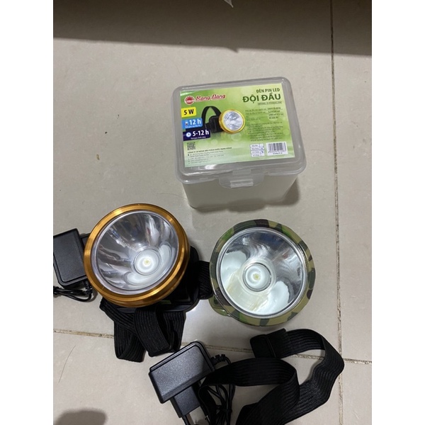 RẠNG ĐÔNG, BH 2 năm, Đèn Pin Led đội đầu siêu sáng 5W, 3W, 1W, hàng Việt Nam - Chất lượng cao
