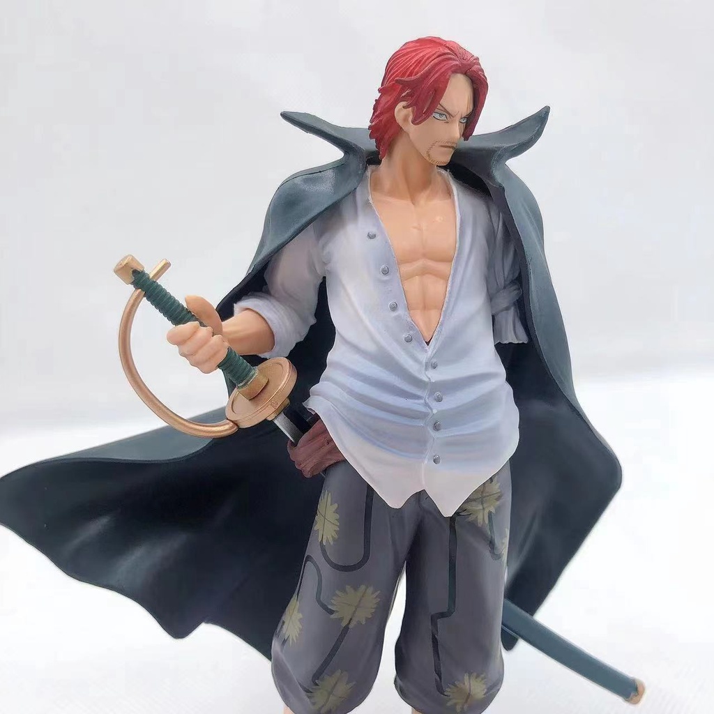 19 cm Mô hình Tứ hoàng Shanks tóc đỏ One piece