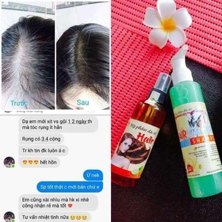 Tinh dầu bưởi mọc tóc, ngăn rụng tóc, phục hồi tóc hử tổn, dài 3-5cm/1 tháng