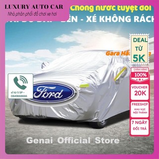 Bạt phủ ô tô vải dù cao cấp xe 
 ford ecosport, everest, escape, focus, explorer, ranger