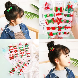 Kẹp tóc Noel, Set 5 kẹp tóc Giáng sinh NOEL