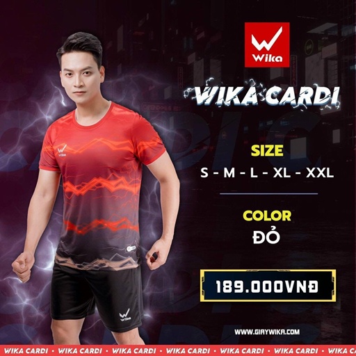 Bộ Đồ Đá Bóng Không Logo Chính Hãng Wika Cardi Màu Sắc Tươi Sáng Nổi Bật Kiểu Dáng Khỏe Khoắn Năng Động