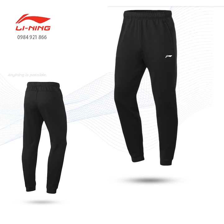 Quần Nỉ Thể Thao Nam LINING AKLSG35 Chính Hãng
