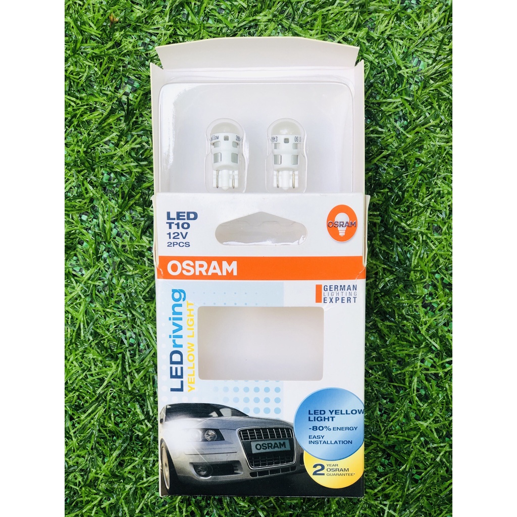 ĐÈN LED Demi Trần Ô TÔ - XE MÁY- OSRAM - CHÂN T10 ánh sáng vàng