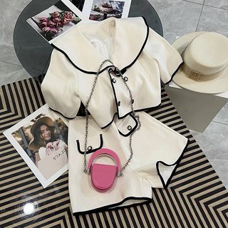 Set Vest Viền Trắng