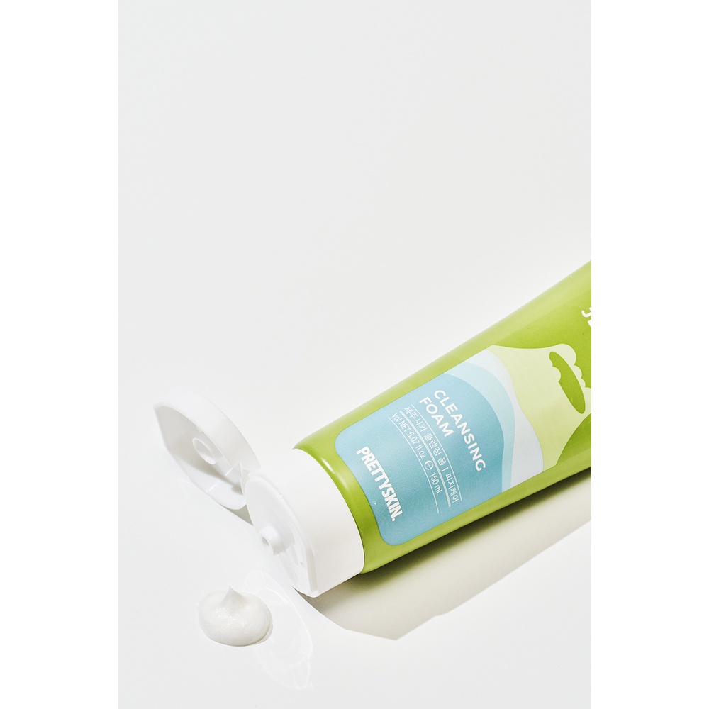 Sữa Rửa Mặt Chiết Xuất Rau Má Đảo Jeju Pretty Skin The Pure Jeju Cica Cleansing Foam 150ml