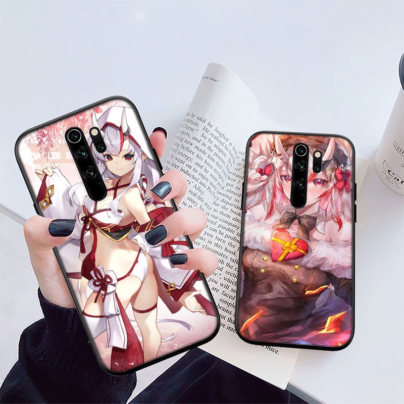 Ốp Điện Thoại Họa Tiết Hoạt Hình Nakiri Ayame Cho Xiaomi Redmi Note 9 Pro Max Prime 9T 9S 9C NFC 10A CZZ32