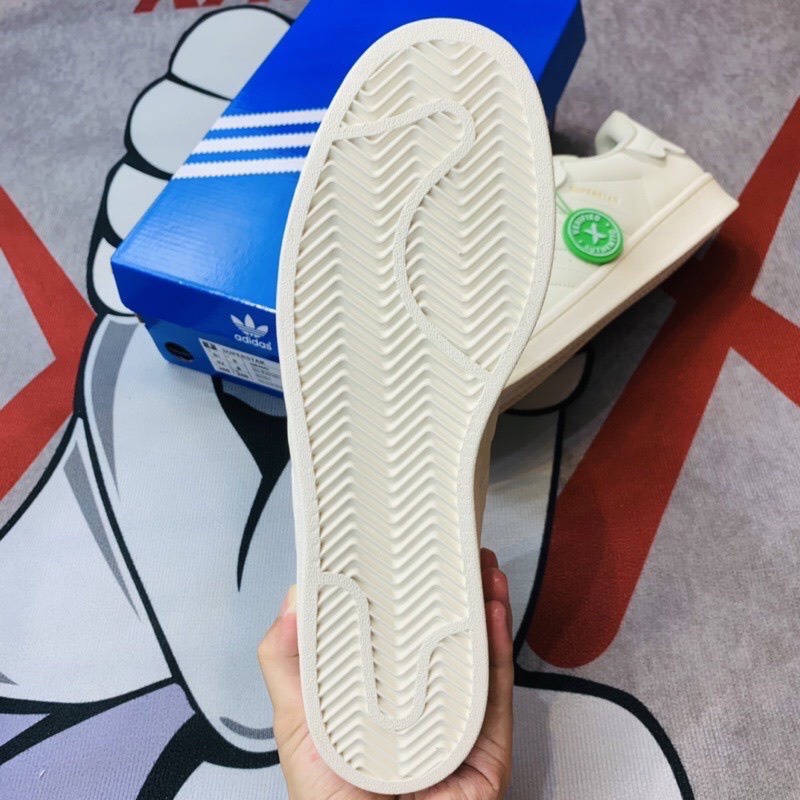 Giày Thể Thao nam nữ adidas superstar 3 màu kem,hồng,xanh bản Best S.Cấp Full box bill