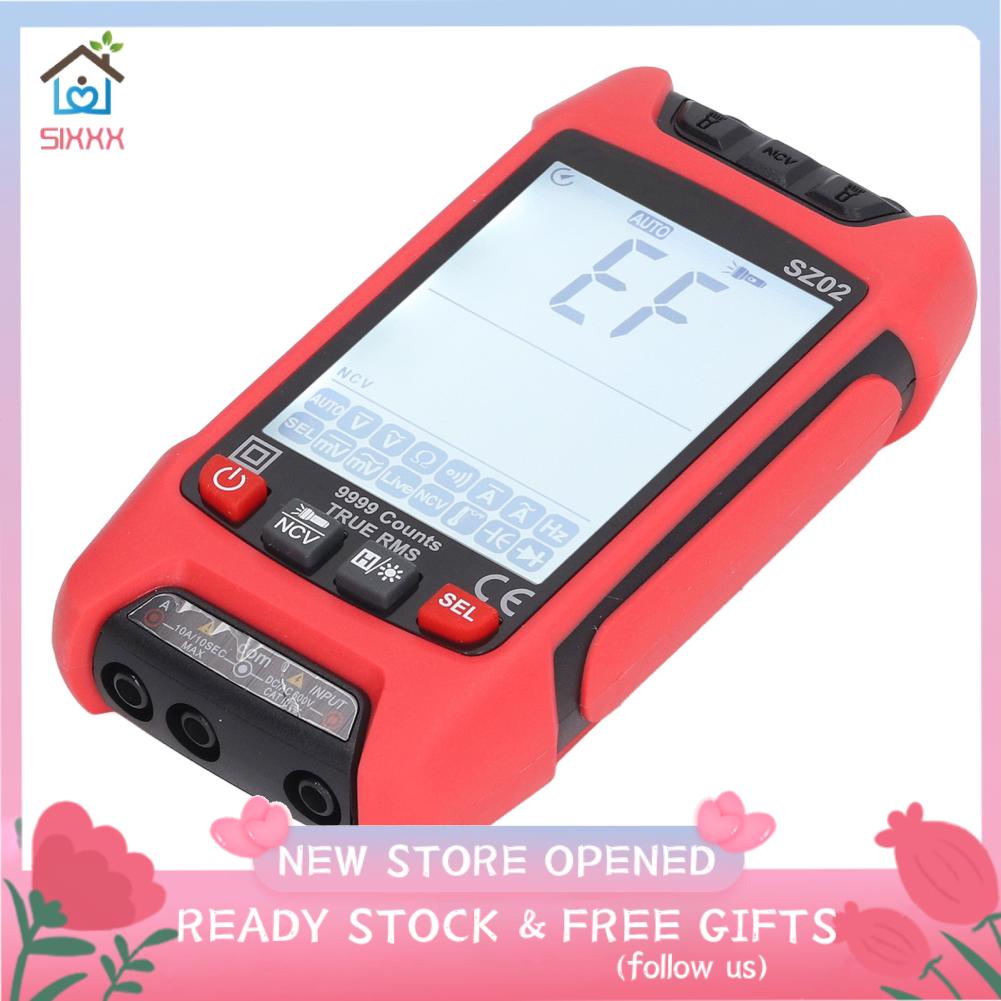 Sixxx Digital Multimeter Intelligent Anti Burning Automatic LCD Backlit ...