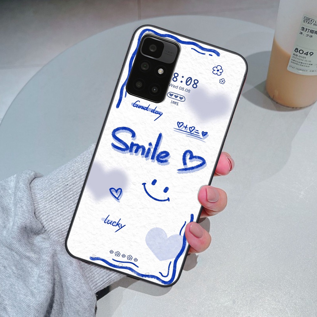 Ốp Xiaomi Redmi 10 in hình gấu vịt caro nhiều màu sắc ngộ nghĩnh dễ thương