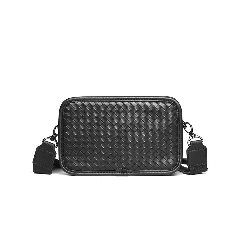 Túi Da Nam DODEN Họa Tiết Caro Dáng Hộp thời trang cao cấp DD38