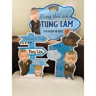 Combo chibi để bàn trang trí sinh nhật bé- SamBon Party