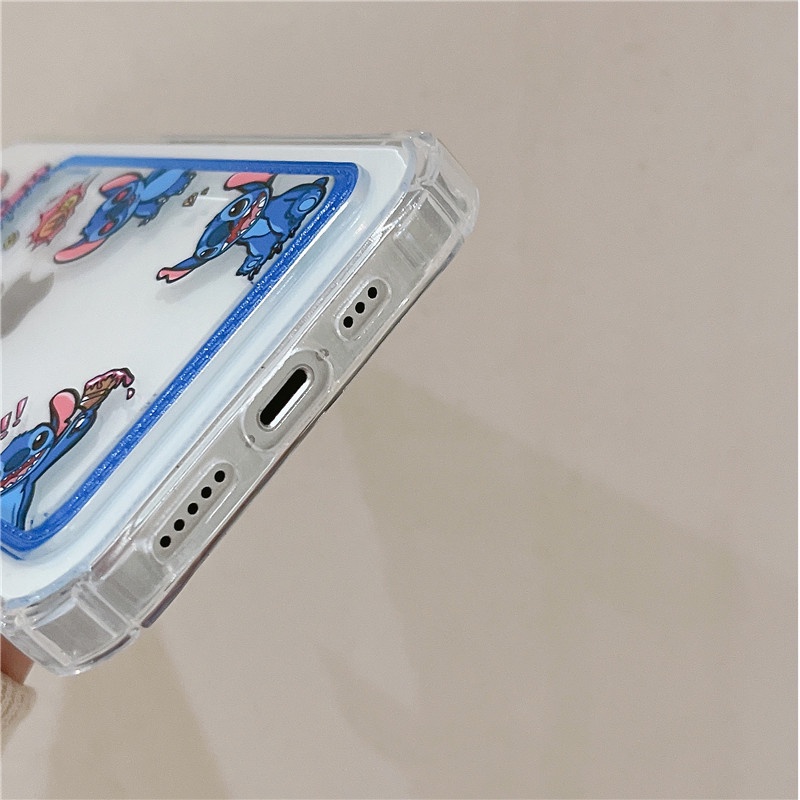 DISNEY Ốp Điện Thoại tpu Dẻo Họa Tiết Hoạt Hình Stitch Dễ Thương Cho iPhone 14 13 12 11 Pro Max XS XR X 7plus 8plus