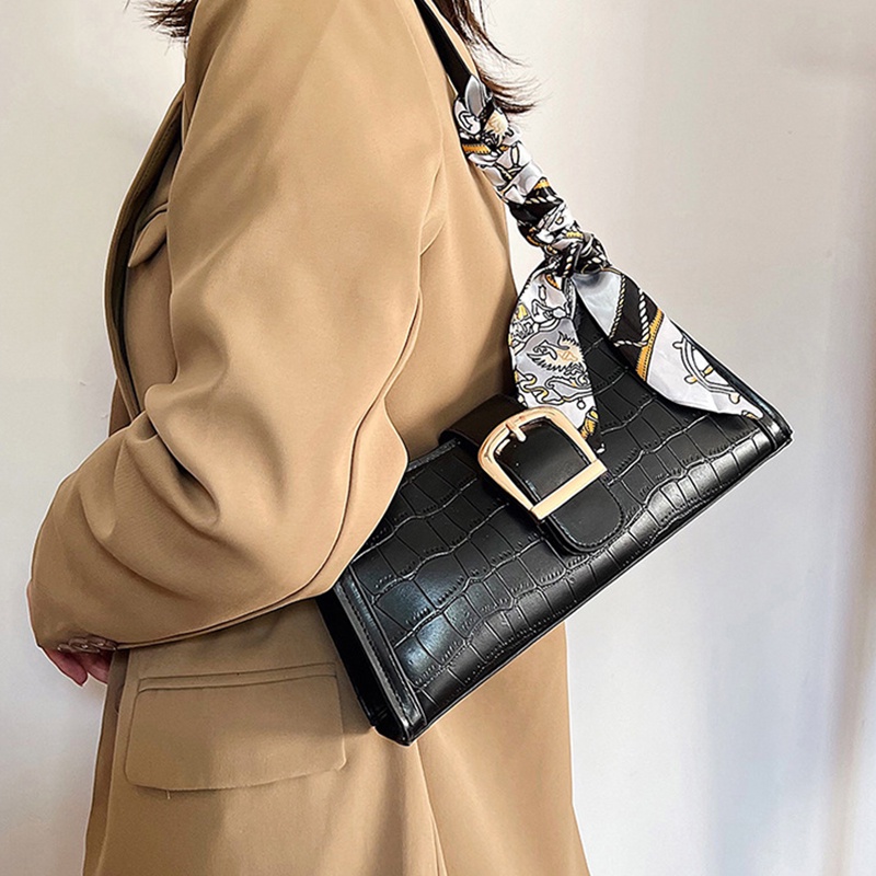 Túi Đeo Vai Họa Tiết Vân Đá Đơn Giản Phong Cách retro Cho Nữ