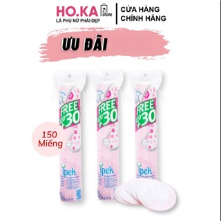 [COMBO 4 GÓI] Bông Tẩy Trag IPEK Thổ Nhĩ Kì 150 Miếng Chính Hãng HOKA STORE