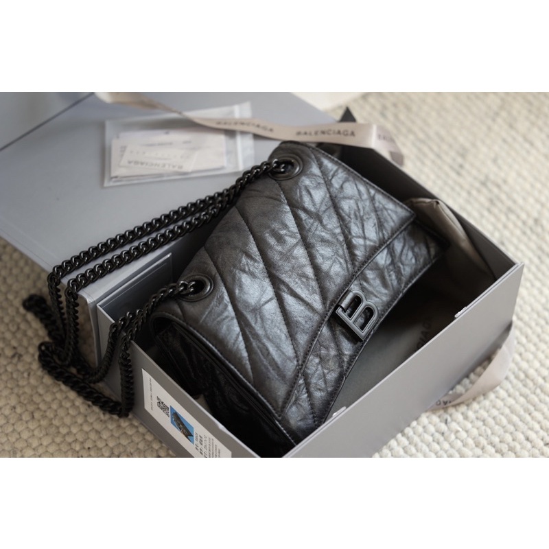 Túi đeo vai Balen.cia bản super da thật fullbox size 25cm