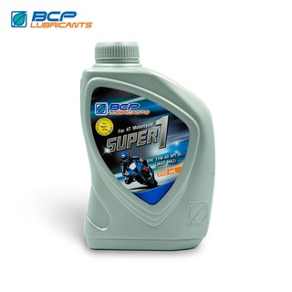 Dầu nhớt xe số bcp super 1 - api sl - jaso ma2 - sae 15w40 - chai 800ml