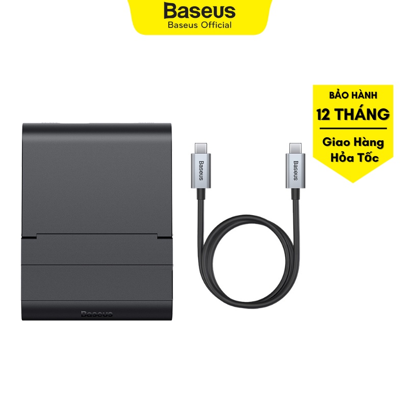 Đế sạc đứng Hub chuyển đổi 7in1 Baseus Mate Docking Type-C công suất 100W bảo hành 18 tháng