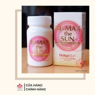 Viên uống chống nắng, trắng da, chống lão hóa nutroxsun bemax nhật bản