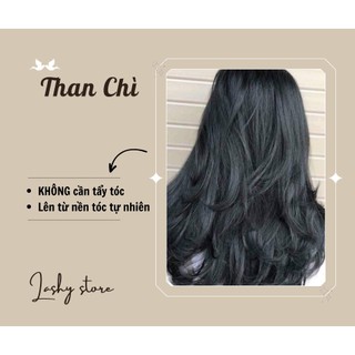Combo Thuốc nhuộm tóc màu THAN CHÌ - Kèm oxy - Lên màu chuẩn - Lashystore, Lashy store