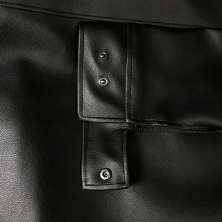 BOMBER CROPPED LEATHER JACKET BCJ01