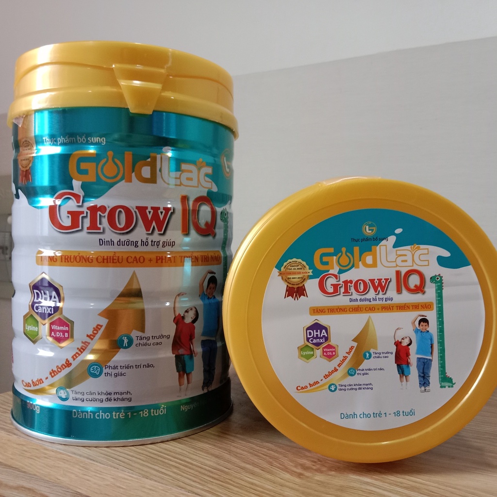 Sữa bột dinh dưỡng giúp trẻ phát triển trí não và chiều cao GOLDLAC Grow