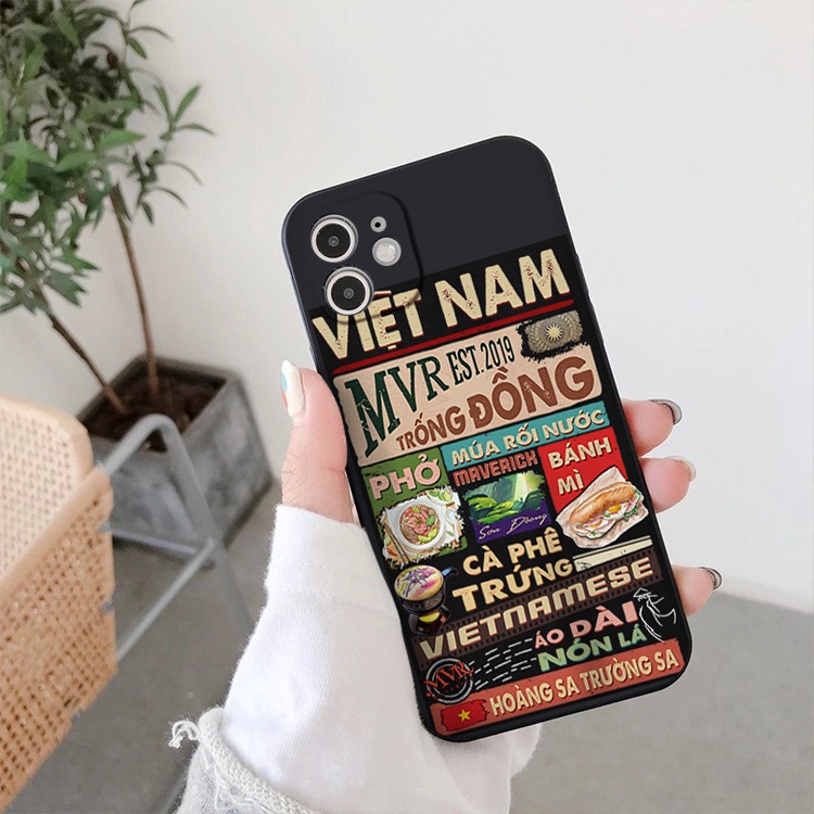 Ốp iphone Việt Nam - Áo dài nón lá - ốp vuông iphone 6s/6plus/7/7plus/8plus/x/xsmax/11/11promax/12/13/14/pro/promax