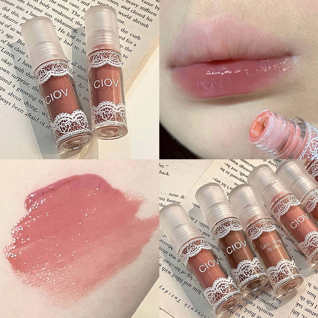 Son Môi Dưỡng Ẩm Dạng Thạch Phối Ren Cổ Điển Thương Hiệu CIOV