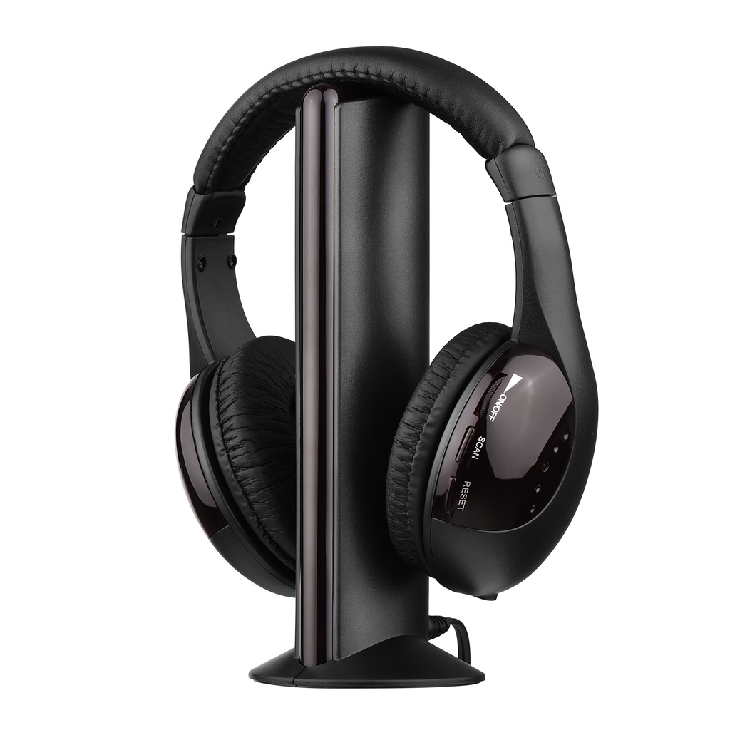 Bộ Thiết Bị Thu Sóng FM Hi-Fi Không Dây Đa Năng 5 Trong 1 Cho Tai Nghe / TV / Máy Tính