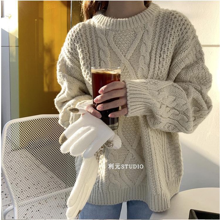 Găng Tay Len Nhung Hở Ngón Chống Lạnh Cho Nam Và Nữ