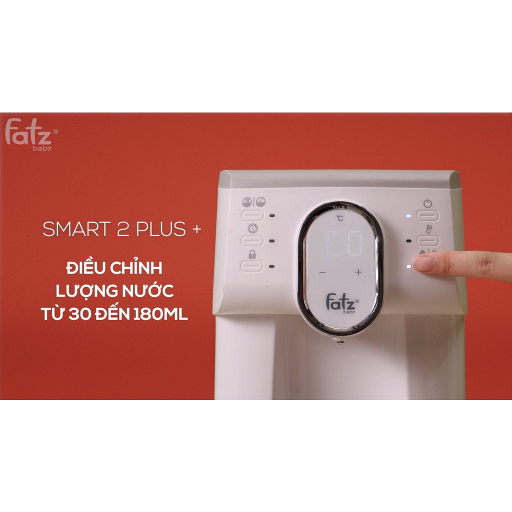 BÌNH ĐUN VÀ HÂM NƯỚC PHA SỮA THÔNG MINH FATZBABY - SMART 2 PLUS - FB3818TN