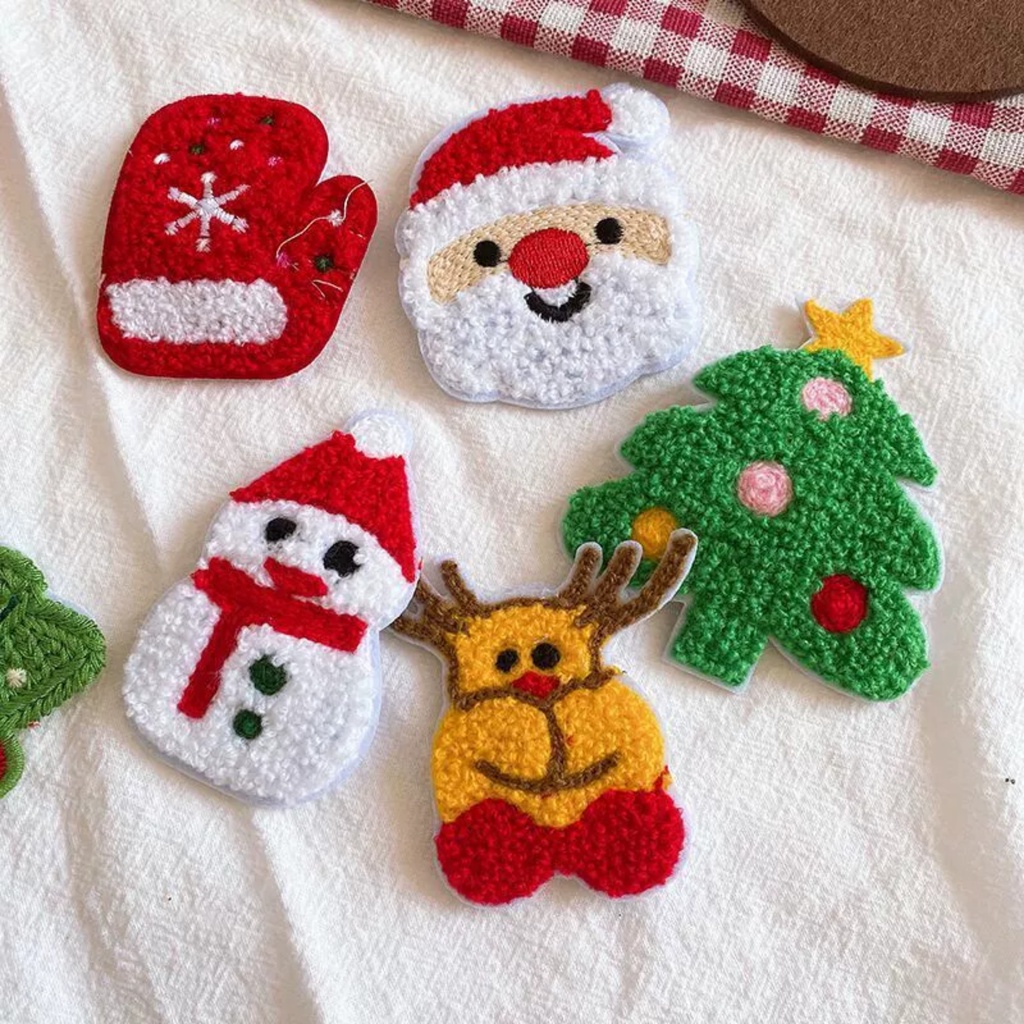 Kẹp tóc thiết kế phong cách giáng sinh dễ thương nhiều mẫu - giao ngẫu nhiên