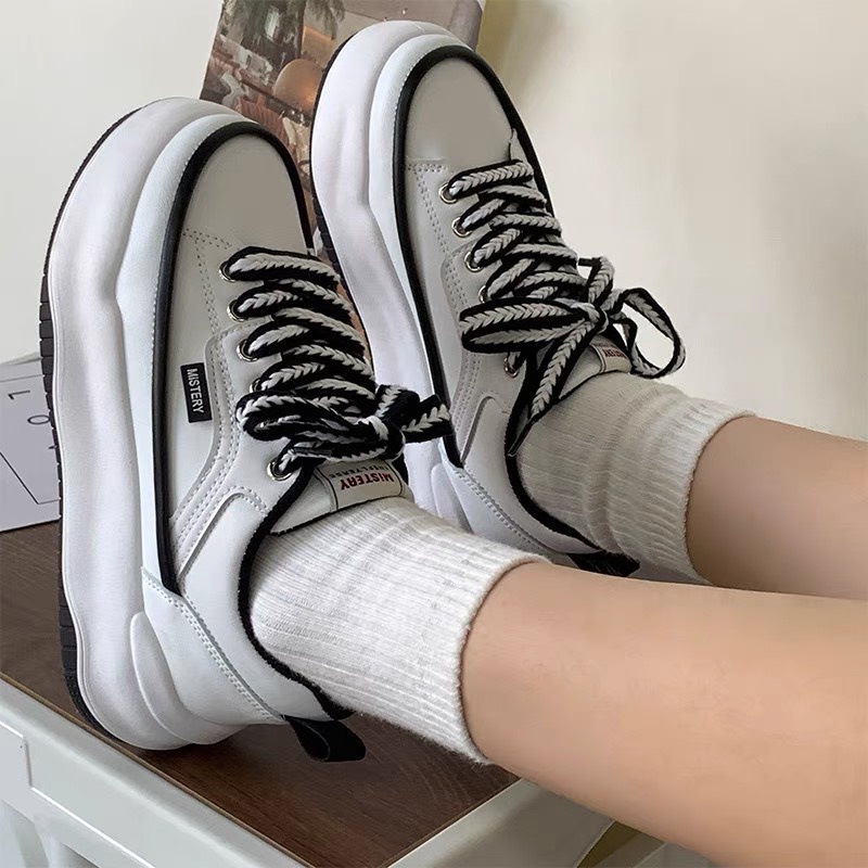 Giày Thể Thao Sneaker Ulzzang Nữ Đế Cao 5Cm Thời Thượng M10 - ℂ𝔸𝕄𝕊𝕋𝕆ℝ𝔼