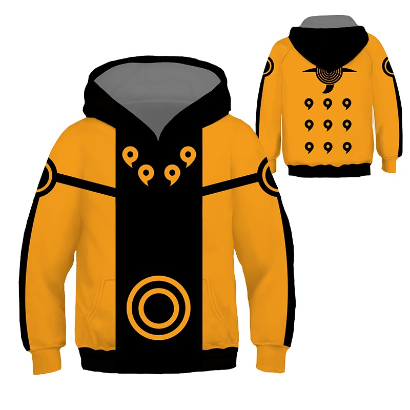 ✿✸☜Áo Hoodie In Hình Naruto 3d Thời Trang 2023 Cho Bé