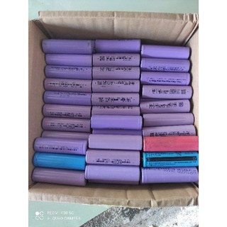 Pin 18650 cũ dung lượng 1500mah, 2000mah