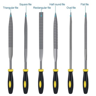 Bộ 6 Dũa Gỗ Hồng Mộc / Dũa Gỗ Chạm Khắc / Dũa Móng mini